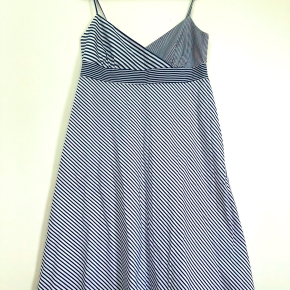 Sweet Stripes in Blue and White Sundress - Picture 2 of 7